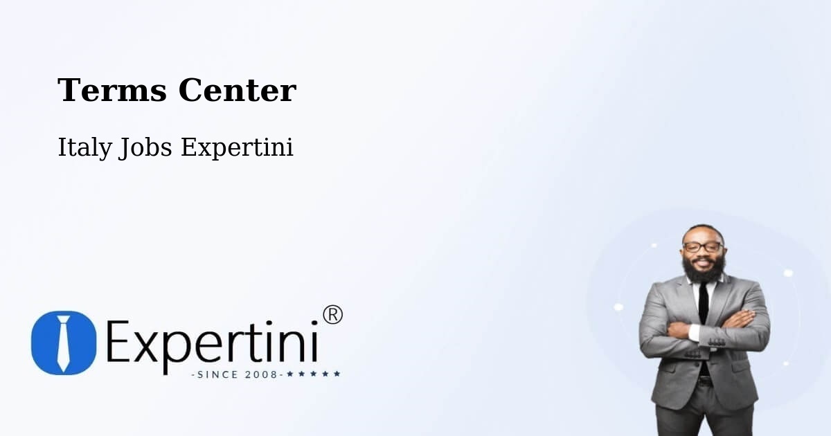 Terms of Service – Vercelli - Italy Jobs Expertini